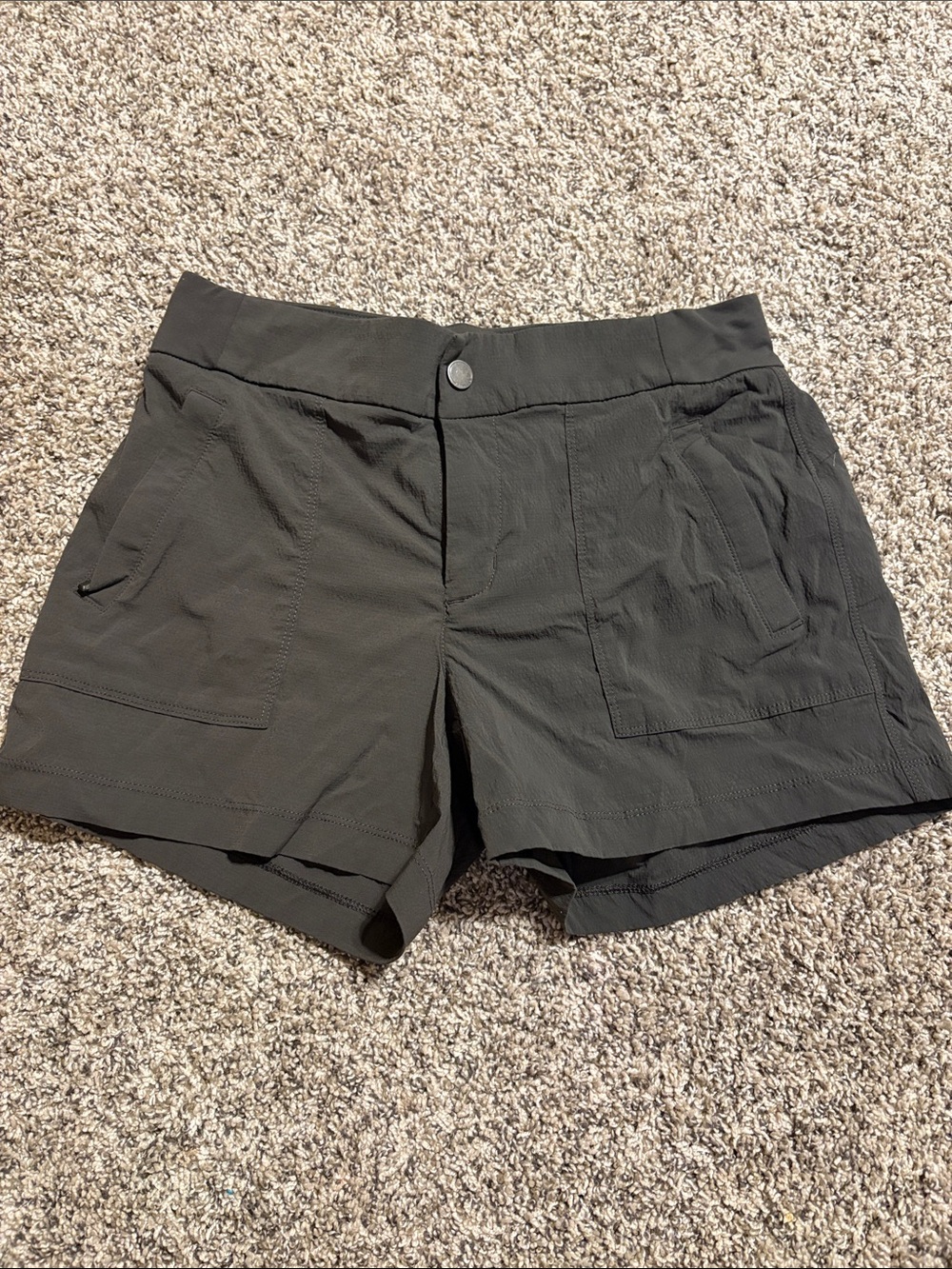 Athleta Gray Utility Active Shorts